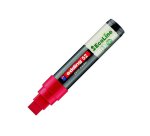 Marqueur edding 55 ecoline peinture base eau pointe      biseautee 4/15mm coloris      rouge