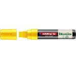 Marqueur edding 55 ecoline peinture base eau pointe      biseautee 4/15mm coloris      jaune