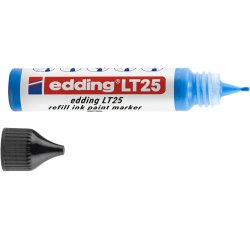 Recharge edding lt 25 encre marqueur peinture ecoline     25ml coloris bleu