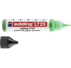 Recharge edding lt 25 encre marqueur peinture ecoline     25ml coloris vert