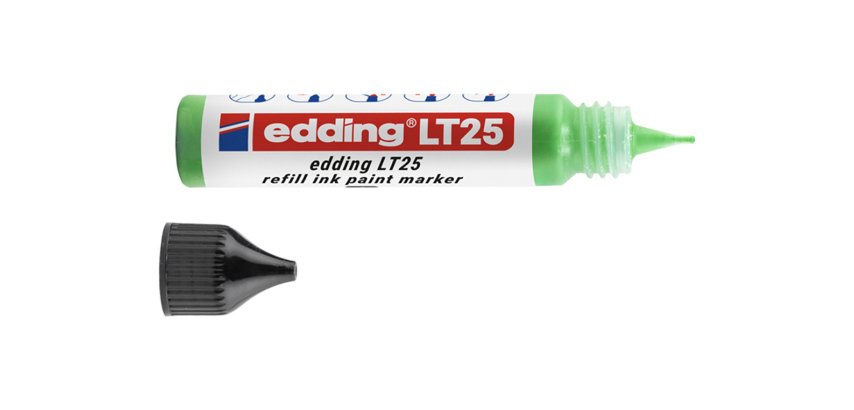 Recharge edding lt 25 encre marqueur peinture ecoline     25ml coloris vert