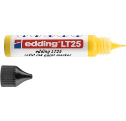 Recharge edding lt 25 encre marqueur peinture ecoline     25ml coloris jaune