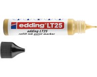 Recharge edding lt 25 encre marqueur peinture ecoline     25ml coloris or