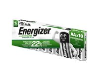 Pile energizer rechargeable aa/hr6 2000mah paquet 10      unites