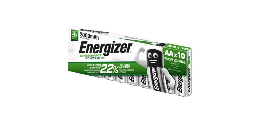 Pile energizer rechargeable aa/hr6 2000mah paquet 10      unites