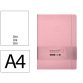 Carnet fermeture elastique antartik notes couverture rigide a4 papier uni ivoire 100 feuilles 80gr fsc rose pastel