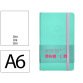 Carnet fermeture elastique rose antartik notes couverture souple a6 papier uni ivoire 100 feuilles 80gr fsc turquoise