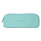 Fourre-tout antartik rectangulaire 1 compartiment  en silicone modele prisma     185x50x75mm coloris vert