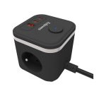 Power cube fellowes multiprises coloris noir