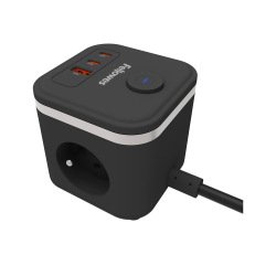 Power cube fellowes multiprises coloris noir