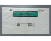 Pochette adhesive paper list porte-documents cristal dl    228x120mm boite 1000 unites