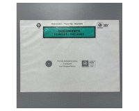 Pochette adhesive paper list porte-documents cristal c5    228x165mm boite 1000 unites