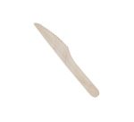 Couteau bois couvert lisse 16cm sachet 100 unites
