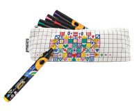 Marqueur peinture bic intensity pointe ogive        moyenne coloris assortis      trousse 10 unites