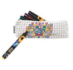 Marqueur peinture bic intensity pointe ogive        moyenne coloris assortis      trousse 10 unites