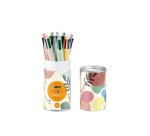 Stylo-bille bic 4 couleurs mineral tones pointe moyenne  1mm retractable coloris       assortis boite 8 unites