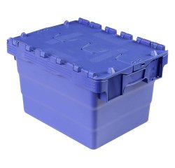 Bac navette viso pp gerbable charge dynamique 22l coloris  bleu
