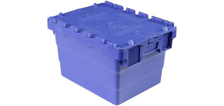 Bac navette viso pp gerbable charge dynamique 22l coloris  bleu