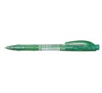 Stylo-bille stabilo liner pointe fine trait 0,38mm      retractable grip confortable  coloris vert