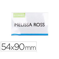 Badge q-connect clip magnetique ouverture          superieure 54x90mm