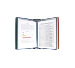 Systeme presentation tarifold pro mural a4 pp 10 poches     coloris assortis