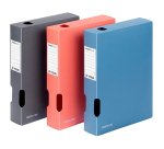 Boite classement viquel business class a4 pp dos 6cm  fermeture bouton pression     coloris aleatoire