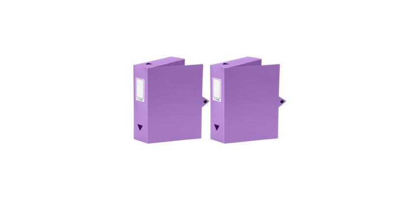 Boite classement viquel business class a4 pp dos 8cm  fermeture bouton pression     coloris aleatoire