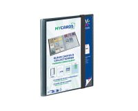 Album viquel cartes a collectionner a4 pp fermeture elastique capacite 288 cartes coloris noir