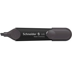 Surligneur schneider job pointe biseautee trait 1/5mm  coloris gris ardoise