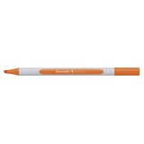 Surligneur schneider shine-up pointe biseautee trait 1/4mm  corps triangulaire coloris    orange