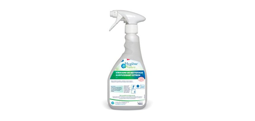 Vinaigre de nettoyage hygiene & nature surpuissant citron   ecocert flacon 750ml
