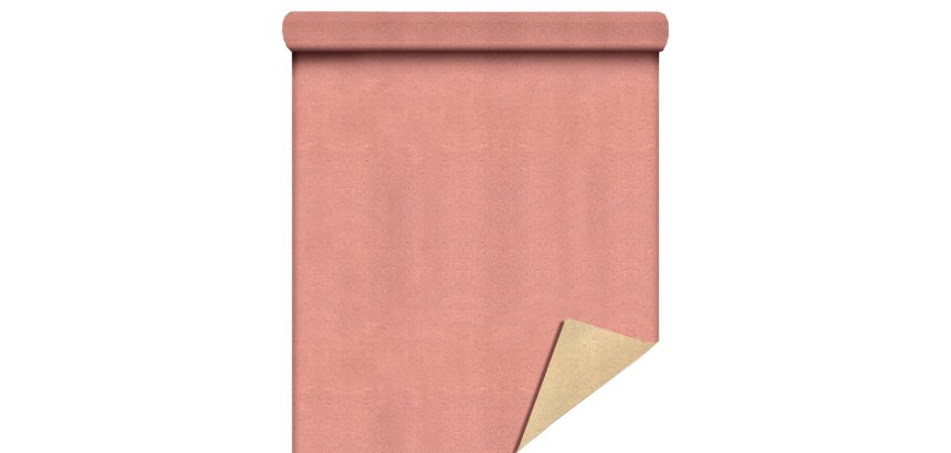Papier cadeau kraft 70gr rouleau 0,70x50m coloris rose pastel