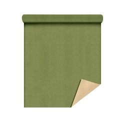 Papier cadeau kraft 70gr rouleau 0,70x50m coloris vert amande