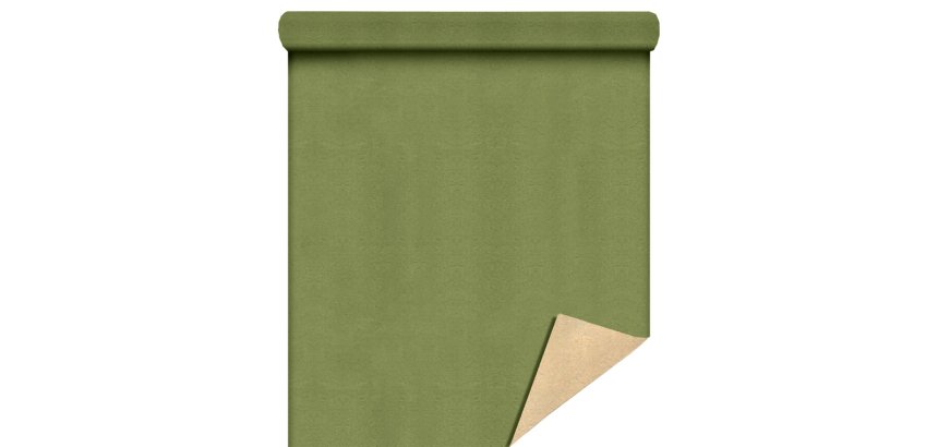 Papier cadeau kraft 70gr rouleau 0,70x50m coloris vert amande