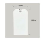 Etiquette avery americaine papier recycle rigide         100x55mm sans fils coloris    blanc 1000 unites