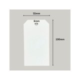 Etiquette avery americaine papier recycle rigide         100x55mm sans fils coloris    blanc 1000 unites