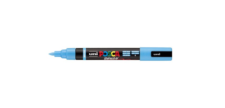 Marqueur à pigment PC-5BR BRUSH, bleu clair
