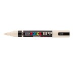 Marqueur posca pc5br peinture base eau inodore tout support pointe moyenne brush coloris  beige