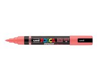 Marqueur posca pc5br peinture base eau inodore tout support pointe moyenne brush coloris  corail