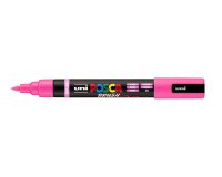 Marqueur posca pc5br peinture base eau inodore tout support pointe moyenne brush coloris  rose
