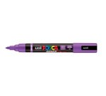 Marqueur posca pc5br peinture base eau inodore tout support pointe moyenne brush coloris  violet