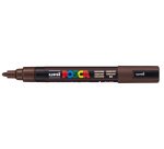 Marqueur posca pc5m peinture base eau inodore tout support pointe moyenne trait          1,8-2,5mm coloris marron
