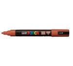 Marqueur posca pc5m peinture base eau inodore tout support pointe moyenne trait          1,8-2,5mm coloris chataigne
