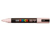 Marqueur posca pc5m peinture base eau inodore tout support pointe moyenne trait          1,8-2,5mm coloris rose satin
