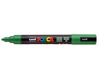 Marqueur posca pc5m peinture base eau inodore tout support pointe moyenne trait          1,8-2,5mm coloris vert sapin
