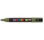 Marqueur posca pc5m peinture base eau inodore tout support pointe moyenne trait          1,8-2,5mm coloris vert kaki