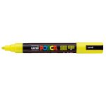 Marqueur posca pc5m peinture base eau inodore tout support pointe moyenne trait          1,8-2,5mm coloris vert raisin