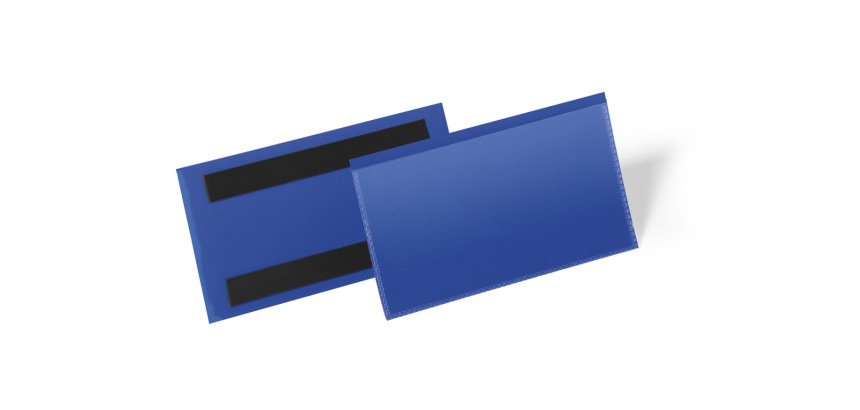 Pochette magnetique durable magnetique 100x38mm retail lot6 unites