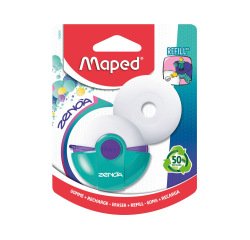Gomme maped zenoa ronde rechargeable etui protection