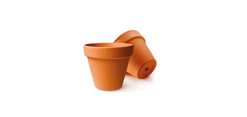 Pot de fleurs graine creative terre cuite diam. 4,5cm lot   10 unites